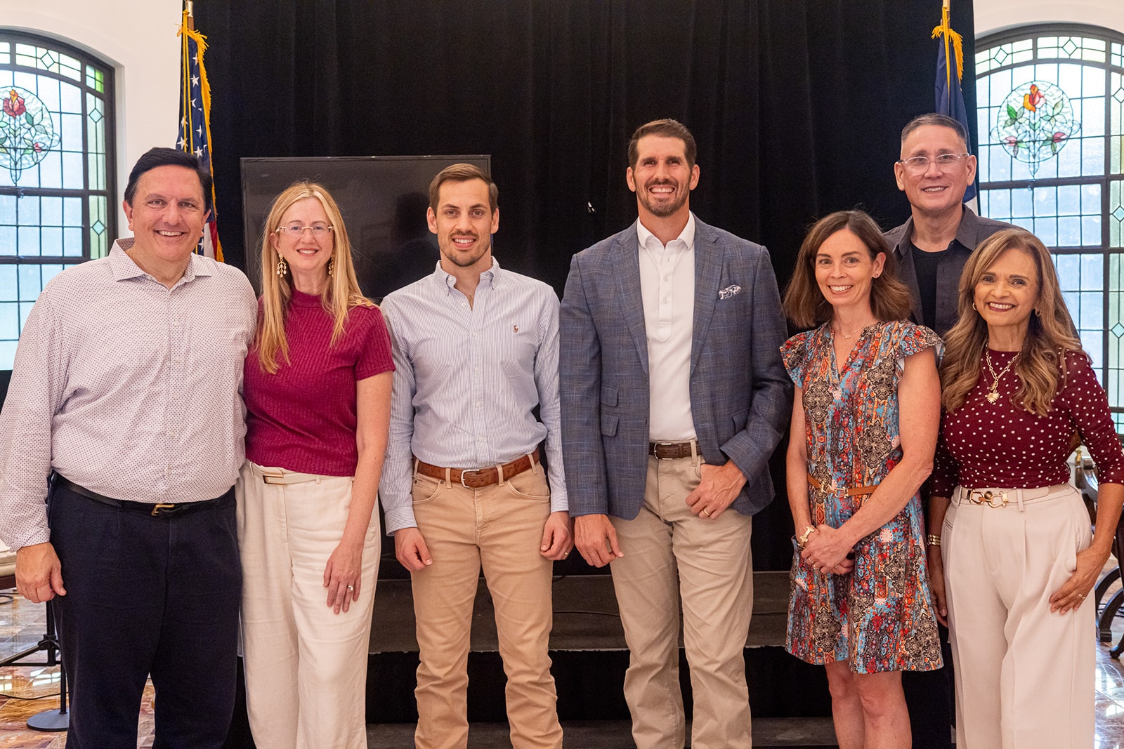 Speakers and guests at a Youth Leadership event